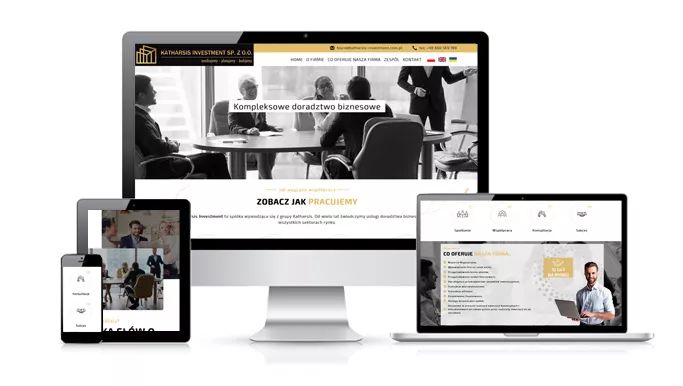 projekt strony WWW: Katharsis Investment